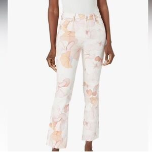 PAIGE Women’s Claudine High Rise Ankle Flare with Raw Hem